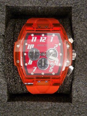 Invicta S1 Rally Kinesia Anatomic Men's Watch - 47mm, Red